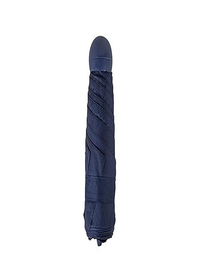 APURK UV Protection tablet umbrella capsule umbrella For Rain Windproof & Sun Protection Features, 4 Folding Compact Capsule Case For Men Women Kids (navy blue) - Image 3